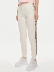Guess Spodnie dresowe Britney V2YB15 KB3P2 Écru Regular Fit. Spodnie dresowe damskie Guess, l, z aplikacjami, z dresówki. Za 279.99 zł.