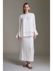 Cotton Candy Bluzka w kolorze białym rozmiar: L. Białe bluzki damskie Cotton Candy, l, bez wzorów, bez kołnierzyka, bez ramiączek. Za 161.34 zł.