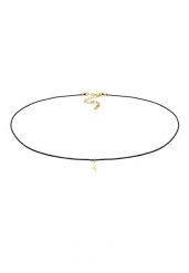 Elli Damski Choker zawieszka błyskawica Basic Nylon ze srebra próby 925 Sterling Silver Naszyjniki 1 ct. Szare naszyjniki damskie Elli, srebrne. Za 160.64 zł.