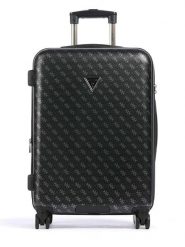 Guess Walizka w kolorze czarnym - 44 x 64 x 26 cm rozmiar: onesize. Czarne walizki Guess, z aplikacjami, z materiału. Za 717.99 zł.