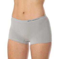 Bokserki damskie bawełniane Brubeck. Brązowe bokserki damskie Brubeck, bez wzorów, z bawełny. Za 26.99 zł.