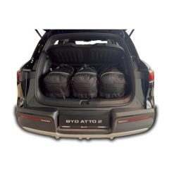 Torby Do Bagażnika Byd Atto 2 Ev 2025+ 3Szt Kjust. Czarne torby podróżne KJUST, bez wzorów. Za 1,122.00 zł.