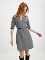 Orsay Sukienka w kolorze czarno-białym rozmiar: M. Czarne sukienki damskie Orsay, bez wzorów, bez ramiączek. Za 65.54 zł.