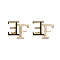 Kolczyki Elisabetta Franchi. Żółte kolczyki damskie Elisabetta Franchi, złote. Za 1,029.00 zł.