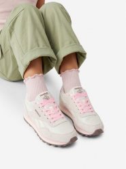 Reebok Sneakersy REEBOK-EO-CLASSIC AZ 100269667 Kremowy. Białe trampki dziewczęce Reebok, bez wzorów, ze skóry, bez zapięcia. Za 229.99 zł.