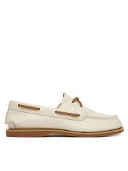 Timberland Mokasyny TB0A2Q9XETD1 Biały. Białe mokasyny damskie Timberland, ze skóry, bez obcasa. Za 699.99 zł.