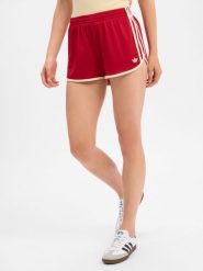 Adidas Originals spodenki sportowe Kobiety Sztuczne włókno czerwony, L. Czerwone spodenki sportowe damskie Adidas Originals, l, bez wzorów, z włókna, do biegania. Za 179.95 zł.