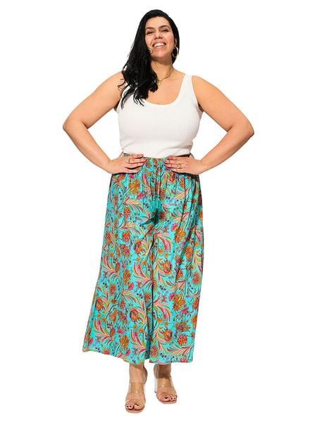 Aller Simplement Spodnie w kolorze turkusowo-pomarańczowym rozmiar: 50-58. Brązowe spodnie materiałowe damskie Aller Simplement, bez wzorów, z bawełny. Za 96.95 zł.