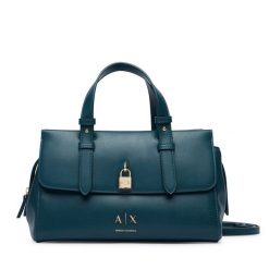 Torebka Armani Exchange. Zielone torebki klasyczne damskie Armani Exchange, bez dodatków. Za 704.99 zł.