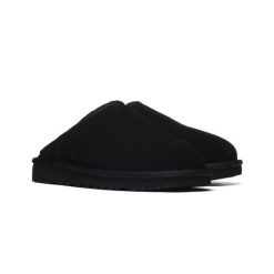 Damskie kapcie Ugg M CLASSIC SLIP-ON 1129290-BLK. Czarne kapcie damskie Ugg, z materiału. Za 569.00 zł.