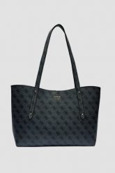 GUESS Szara damska shopperka Brenton. Szare shopper bag Guess, ze skóry ekologicznej, bez dodatków. W wyprzedaży za 430.99 zł.