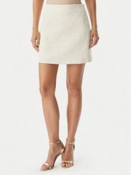 Rinascimento Spódnica ołówkowa CFC0128067003 Beżowy jasny Slim Fit. Brązowe spódnice damskie Rinascimento, l, bez wzorów, z syntetyku. Za 359.99 zł.