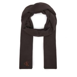 Szalik Calvin Klein. Brązowe szaliki damskie Calvin Klein, bez wzorów. Za 209.99 zł.