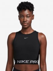 Nike Top sportowy w kolorze czarnym rozmiar: XL. Czarne koszulki sportowe damskie Nike, xl, bez wzorów, z materiału, bez ramiączek, outdoorowe. Za 79.03 zł.