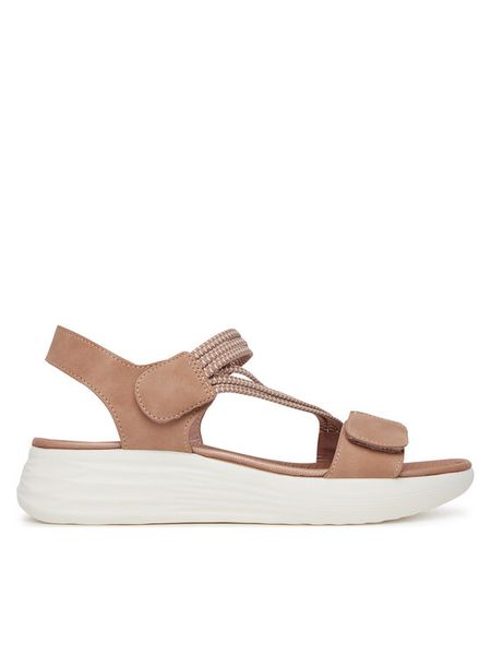 Clara Barson Sandały R24AW02734 Różowy. Czerwone sandały damskie Clara Barson, bez wzorów, z materiału, bez obcasa, na płaskiej podeszwie, bez zapięcia. Za 119.99 zł.