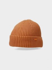 4F Czapka zimowa damska Uniwersalny. Brązowe czapki damskie 4F, na zimę, bez wzorów. W wyprzedaży za 4.99 zł.