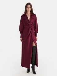 Babylon Sukienka wieczorowa ED0764 Bordowy Regular Fit. Czerwone sukienki damskie Babylon, bez wzorów, z syntetyku, wizytowe, bez ramiączek. Za 1,439.00 zł.