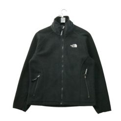 Second life - Kurtka polarowa retro dla kobiet - Jak nowy. Czarne kurtki damskie The North Face, bez wzorów, z polaru, bez kaptura. Za 190.31 zł.