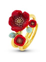 CHARM'S Pozłacany pierścionek rozmiar: 56. Żółte pierścionki damskie CHARM'S, pozłacane. Za 173.99 zł.