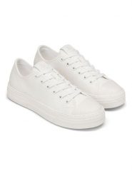 Marc O´Polo Sneakersy w kolorze białym rozmiar: 42. Białe obuwie sportowe damskie bez zapięcia. Za 215.21 zł.