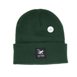 Czapka Beanie z Recyklingu Unisex dla Dorosłych (Zielony). Zielone czapki damskie SURF MONKEY, na zimę, bez wzorów, z materiału. Za 119.95 zł.