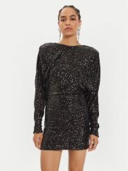 Pinko Sukienka koktajlowa Bernieri 104482 A29J Czarny Slim Fit. Czarne sukienki damskie Pinko, bez wzorów, z syntetyku, wizytowe, bez ramiączek. Za 2,349.00 zł.