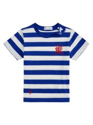 Polo Ralph Lauren T-Shirt 320A95723001 Niebieski Regular Fit. Niebieskie t-shirty i koszulki chłopięce Polo Ralph Lauren, bez wzorów, z bawełny, bez kołnierzyka, bez ramiączek. Za 199.99 zł.