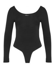 KARL LAGERFELD Body A4W47021 Czarny Slim Fit. Czarne body i gorsety KARL LAGERFELD, bez wzorów, z wiskozy. Za 299.99 zł.