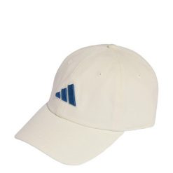 Czapka DAD CAP TONAL LOGO. Białe czapki z daszkiem damskie Adidas, bez wzorów, z bawełny. Za 109.00 zł.