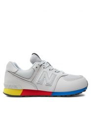 New Balance Sneakersy GC574MSC Szary. Szare obuwie sportowe damskie New Balance, ze skóry, bez zapięcia. Za 209.99 zł.