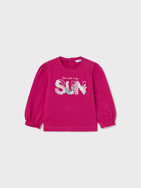 Mayoral Bluzka 1015 Różowy Regular Fit. Czerwone bluzki i koszule dziewczęce Mayoral, bez wzorów, z bawełny, bez kołnierzyka, bez ramiączek. Za 59.99 zł.