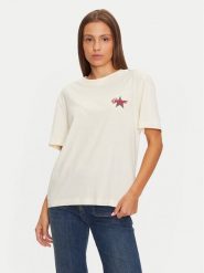 Guess T-Shirt W4BI55 K8HM0 Różowy Oversize. Czerwone t-shirty damskie Guess, s, z aplikacjami, z bawełny, bez kołnierzyka. Za 99.99 zł.
