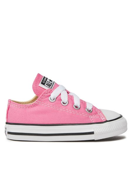 Converse Trampki Inf C/T A/S OX 7J238C Różowy. Czerwone trampki dziewczęce Converse, bez wzorów, z materiału, bez zapięcia. Za 219.99 zł.