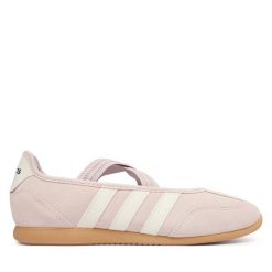 Baleriny adidas. Czerwone balerinki damskie Adidas, bez wzorów. Za 279.99 zł.