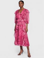 Ted Baker Sukienka koktajlowa Victoir 266152 Różowy Regular Fit. Czerwone sukienki damskie Ted Baker, bez wzorów, z syntetyku, wizytowe, bez ramiączek. Za 1,119.00 zł.