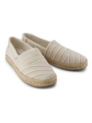 TOMS Espadryle w kolorze kremowym rozmiar: 37,5. Brązowe espadryle damskie TOMS, bez wzorów, bez obcasa. Za 149.95 zł.