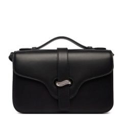 Torebka Emporio Armani. Czarne listonoszki damskie Emporio Armani, bez wzorów, bez dodatków. Za 2,219.00 zł.