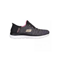 Femme SUMMITS DAZZLING HAZE Skechers BKMT 149937 Gris Skechers. Szare obuwie sportowe casual damskie Skechers. Za 249.99 zł.