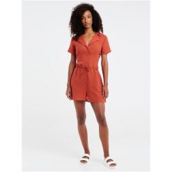 Kombinezon damski Protest PRTZALE playsuit. Brązowe koszulki sportowe damskie Protest, m, bez wzorów, bez ramiączek. Za 429.99 zł.