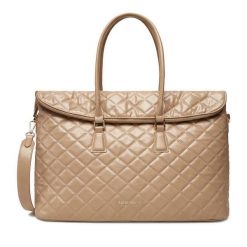 Torebka Nine West. Brązowe shopper bag Nine West, bez wzorów, bez dodatków. Za 299.99 zł.