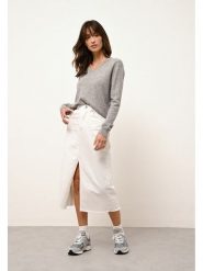 Just Cashmere Kaszmirowy sweter "Nora" w kolorze szarym rozmiar: L. Szare swetry klasyczne damskie Just Cashmere, l, z kaszmiru, bez kołnierzyka. Za 368.09 zł.