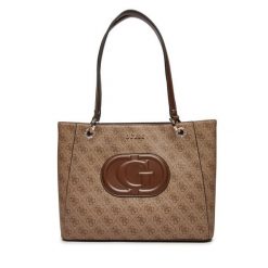 Torebka Guess. Brązowe torebki klasyczne damskie Guess, bez dodatków. Za 379.99 zł.