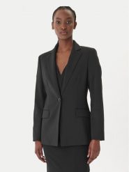 HUGO Marynarka Atana-2 50516447 Czarny Regular Fit. Czarne marynarki i żakiety damskie Hugo, bez wzorów, z syntetyku. Za 1,249.00 zł.