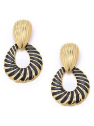 MOODE Kolczyki-wkrętki "Viviane" rozmiar: onesize. Żółte kolczyki damskie MOODE, ze stali. Za 52.99 zł.