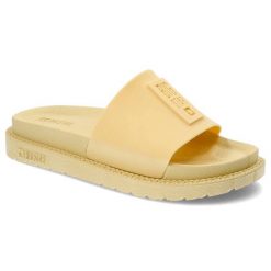 Żółte Klapki Big Star Modne Buty Na Lato. Żółte klapki damskie Big Star, z aplikacjami, bez obcasa, bez zapięcia. Za 99.99 zł.