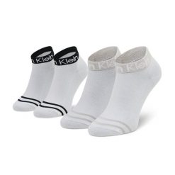 Skarpety krótkie Calvin Klein. Białe skarpetki damskie Calvin Klein, bez wzorów. Za 59.99 zł.