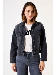 Garcia Kurtka dżinsowa w kolorze antracytowym rozmiar: XXL. Czarne kurtki damskie Garcia, xxl, bez wzorów, z bawełny, bez kaptura. Za 217.99 zł.