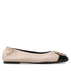 Baleriny Tory Burch. Brązowe balerinki damskie Tory Burch, bez wzorów. Za 1,379.00 zł.