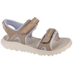 Sandały Columbia Konos Hiker 2-Strap Sandal 2121311247 beżowy. Brązowe sandały damskie bez wzorów, z gumy, bez obcasa, bez zapięcia. W wyprzedaży za 359.42 zł.