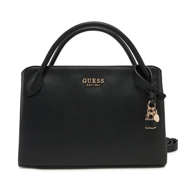 Torebka Guess. Czarne listonoszki damskie Guess, bez dodatków. Za 339.99 zł.
